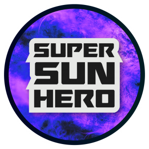 Super Sun Hero Purple Logo
